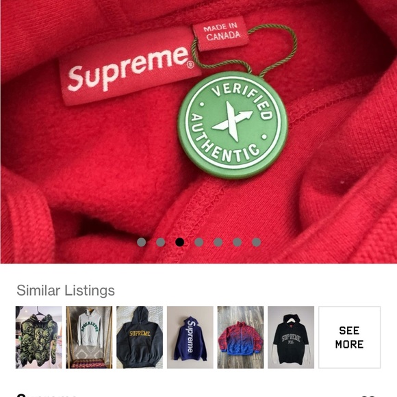 Supreme Bandanna Box Logo Hoodie (L) - Picture 5 of 5
